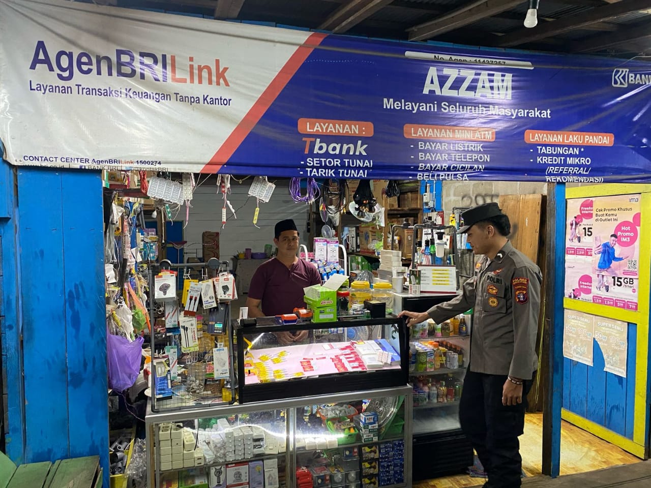 Polsek Montallat Laksanakan Patroli Malam Untuk Ciptakan Keamanan Dan Ketertiban Masyarakat