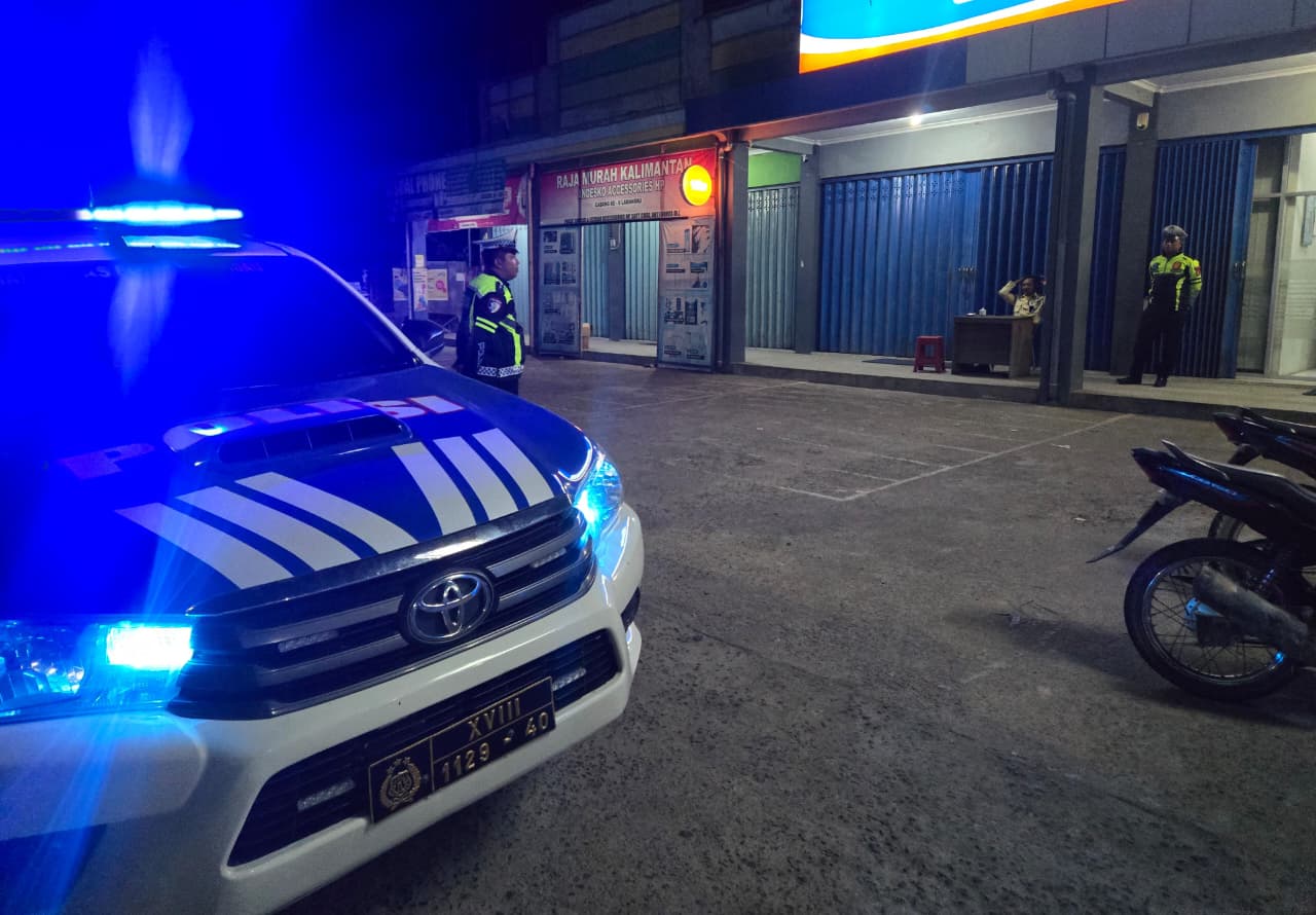 Patroli Blue Light Polres Lamandau, Upaya Cegah Gangguan Kamtibmas