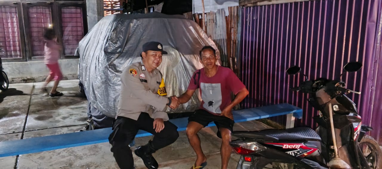 Polsek Montallat Laksanakan Patroli Malam Untuk Ciptakan Keamanan Dan Ketertiban Masyarakat