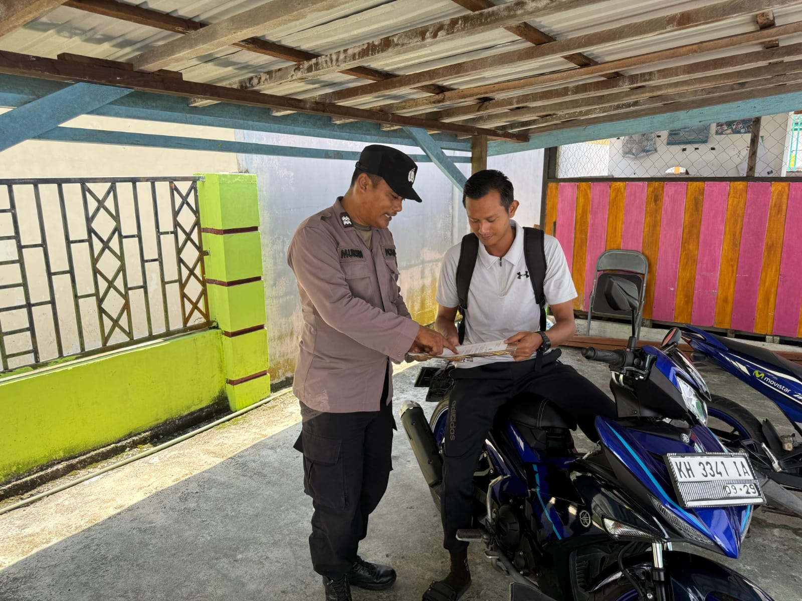 Polsek Montallat Sosialisasikan Maklumat Kapolri kepada Masyarakat