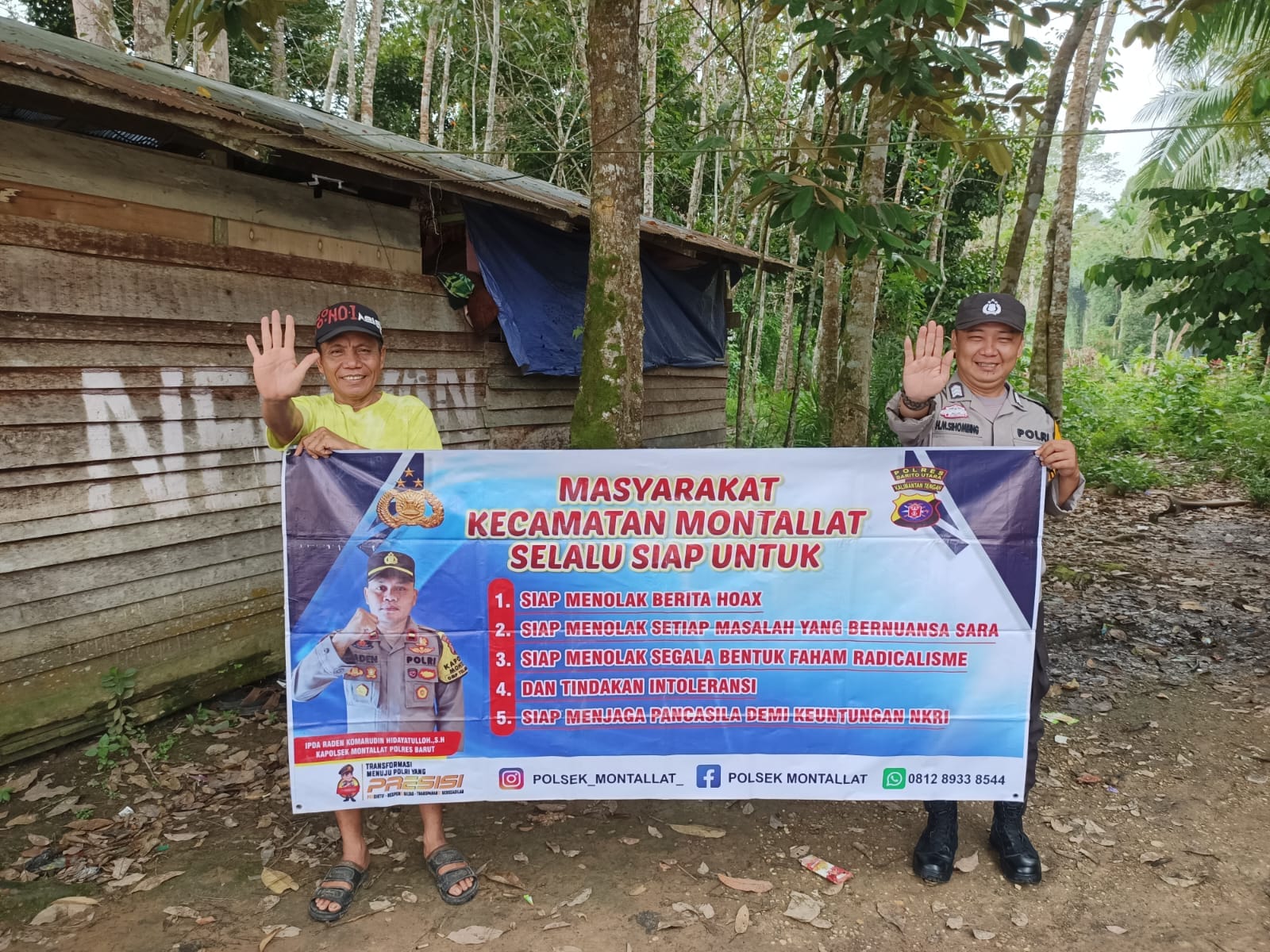 Polsek Montallat Gelar Sosialisasi Bahaya Hoax untuk Meningkatkan Literasi Informasi Masyarakat