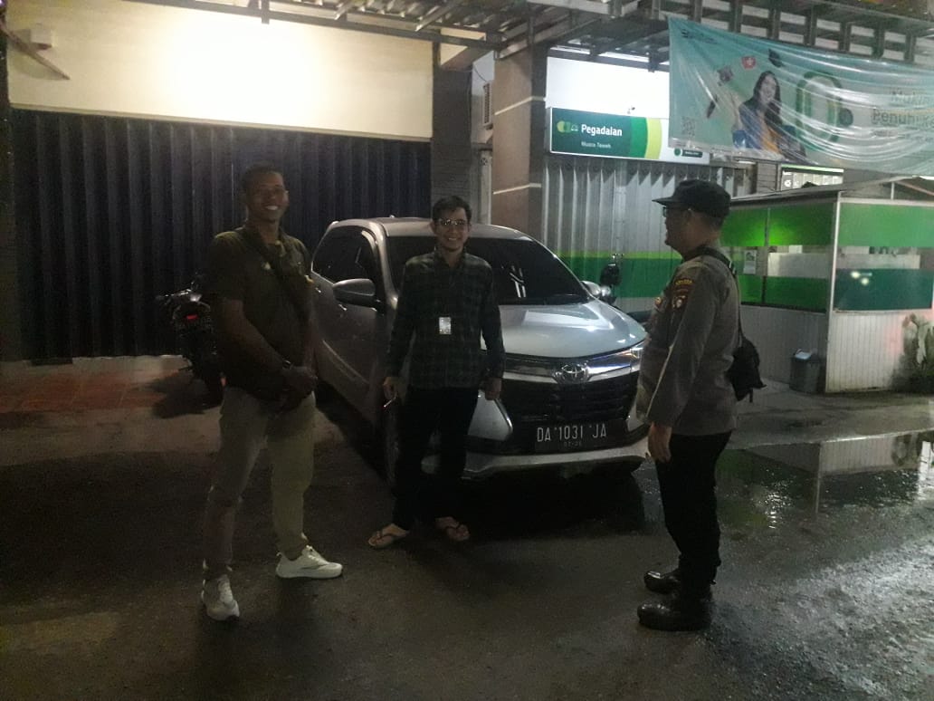 Jaga Situasi Kamtibmas Yang Kondusif Pada Malam Hari, Polsek Teweh Tengah Laksanakan Patroli Malam