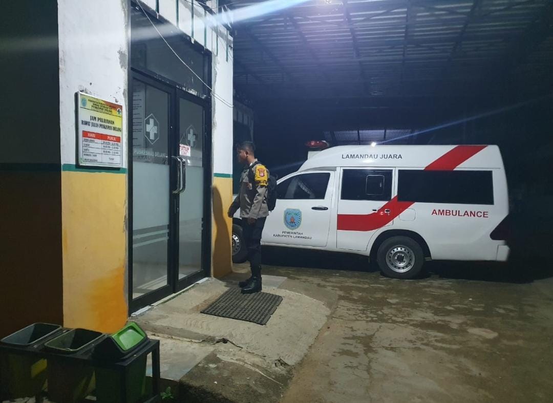 Piket Polsek Delang melaksanakan giat patroli Tempat Objek Vital