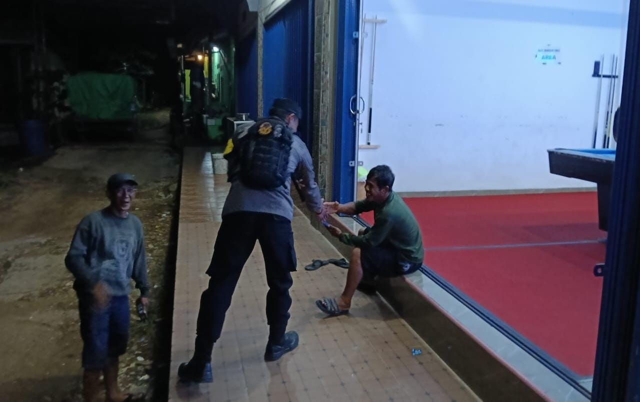 Piket Polsek Lamandau Sosialisasikan Penanggulangan Premanisme Berkedok Ormas