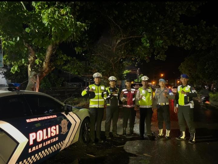 Cegah Balap Liar, Polda Kalteng Gelar Patroli Gabungan Bersama Denpom dan Dishub