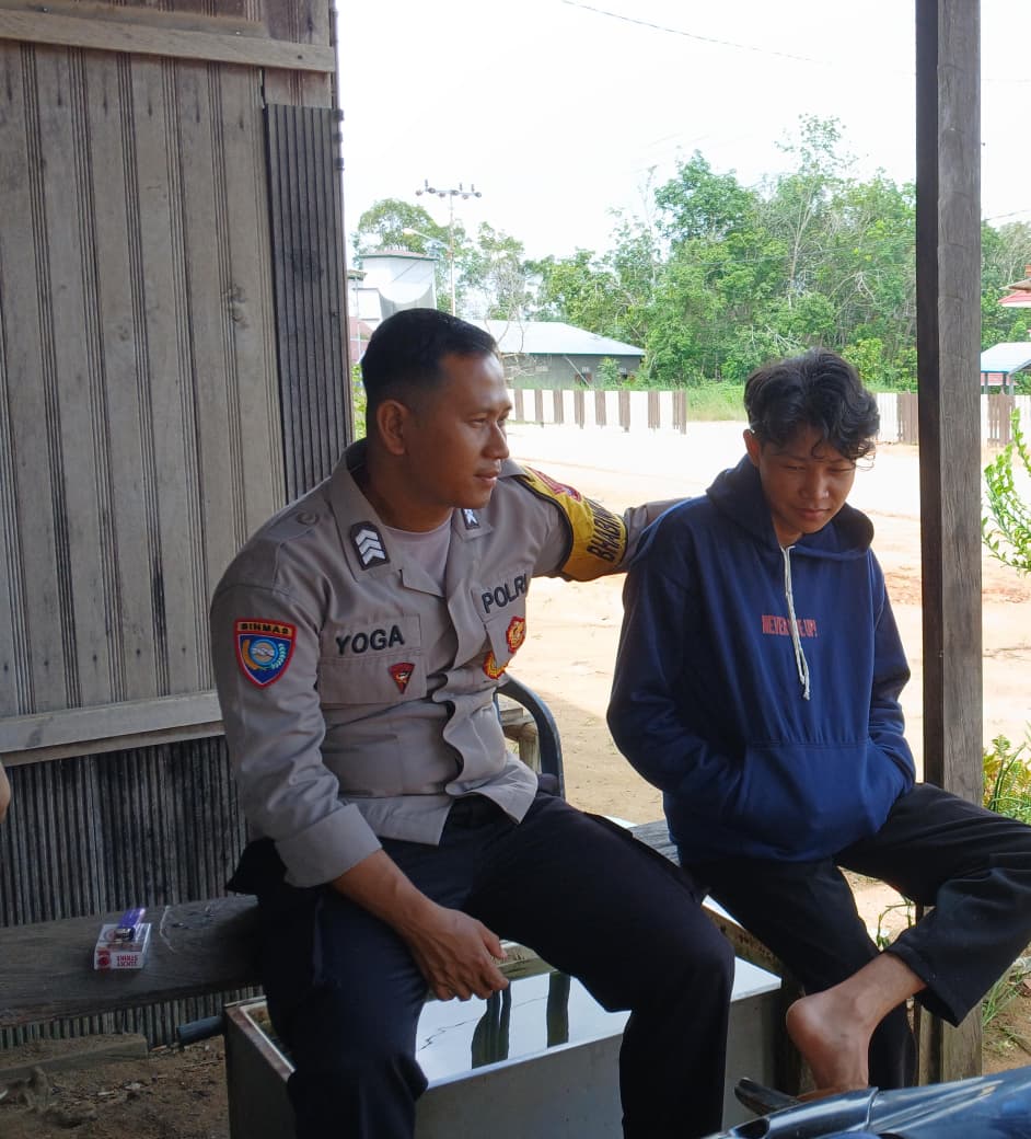 Lewat Sambang Bhabinkamtibmas Ajak Warga Wujudkan Kamtibmas Kondusif