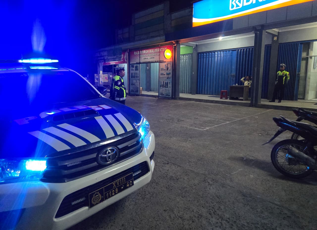 Patroli Blue Light Polres Lamandau, Upaya Cegah Gangguan Kamtibmas