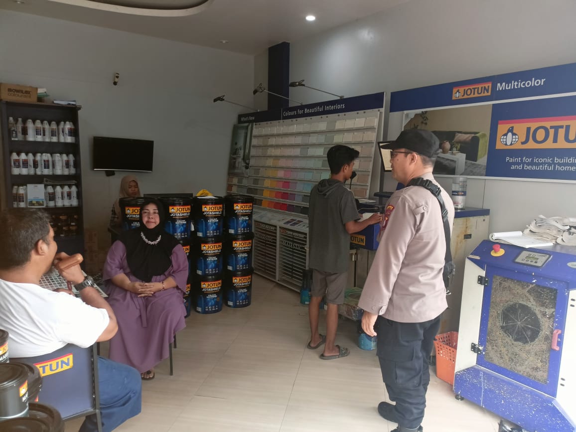 Dalam Rangka Menjaga Situasi Kamtibmas yang Kondusif, Polsek Teweh Tengah Laksanakan Patroli