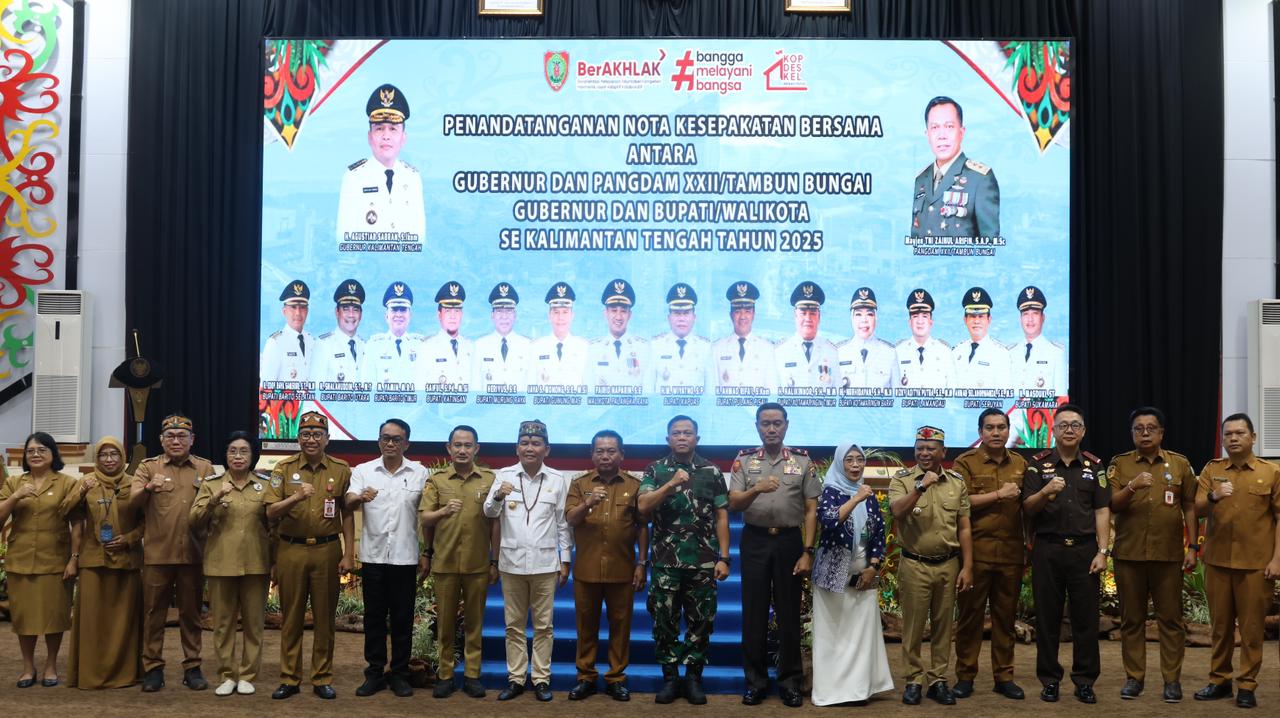 Dukung Program Pemerintah, Wakapolda Kalteng Hadiri Rakortek Percepatan Operasional Koperasi Merah Putih