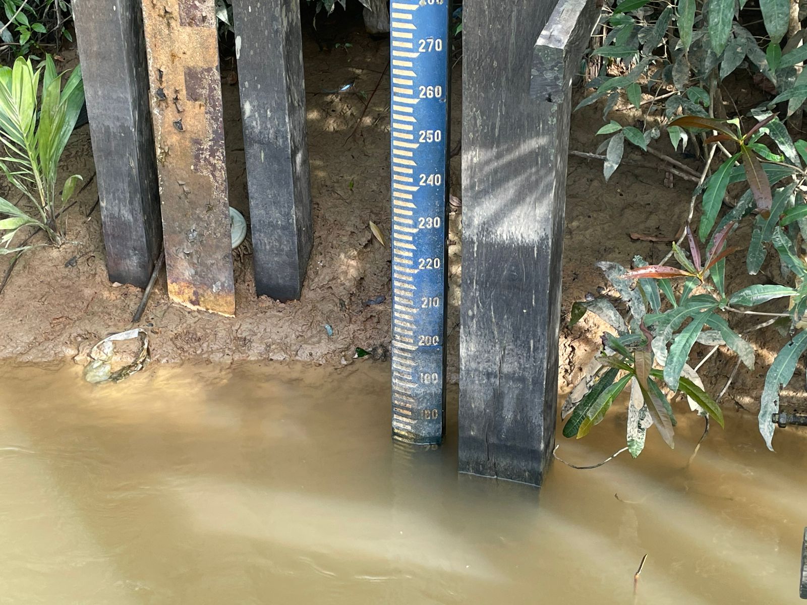 Piket Polsek Cek Debit Air Sungai Lamandau