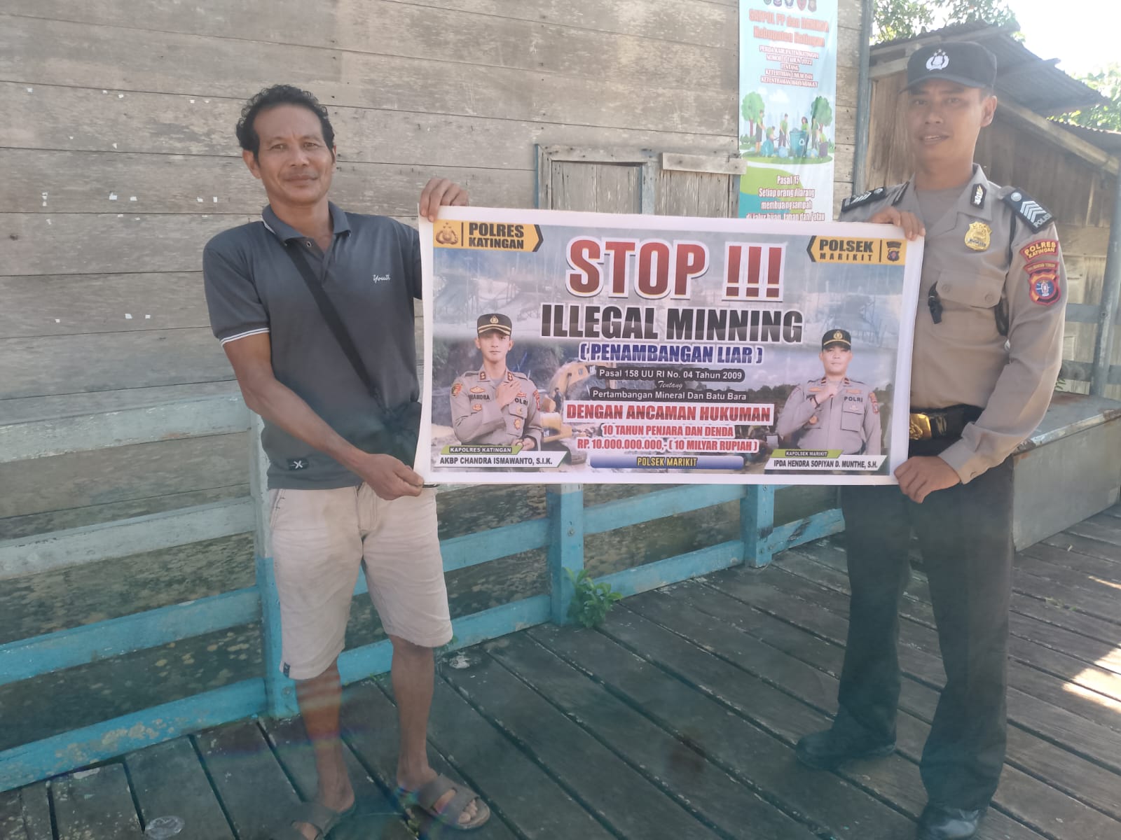 Cegah ilegal Mining Polsek Marikit Sambangi Warga binaan.