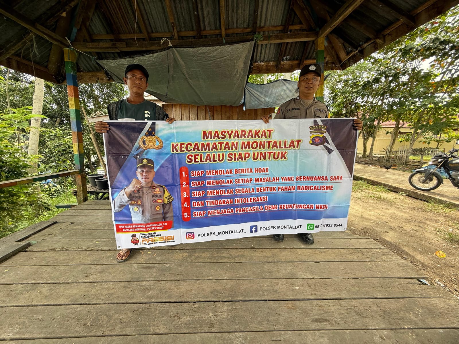 Polsek Montallat Gelar Sosialisasi Bahaya Hoax untuk Meningkatkan Literasi Informasi Masyarakat