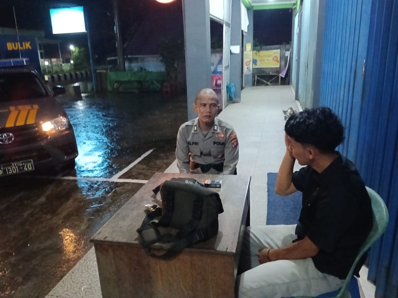 Piket Polsek Bulik melaksanakan sambang dan Silaturahmi kemasyarakat