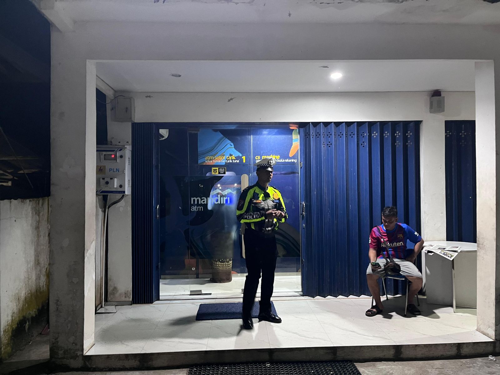 Sat Lantas Polres Lamandau Gelar Patroli Malam di Objek Vital Demi Ciptakan Kamtibmas Kondusif