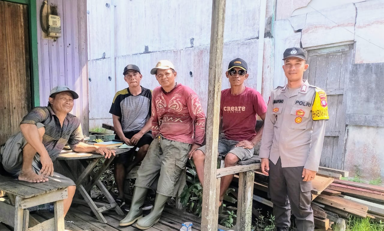 Demi Terciptanya Situasi Yang Aman dan Kondusif, Personil Polsek Katingan Kuala Kunjungi Warga Binaannya