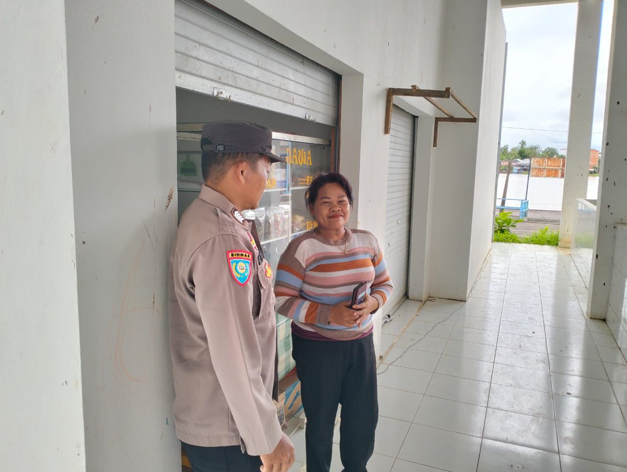 Perkuat Kamtibmas, Polsek Katingan Tengah Sambangi Warga