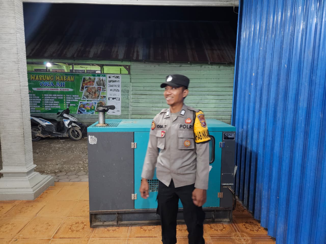 Personil Piket Patroli di Wilkum Polsek Sematu Jaya