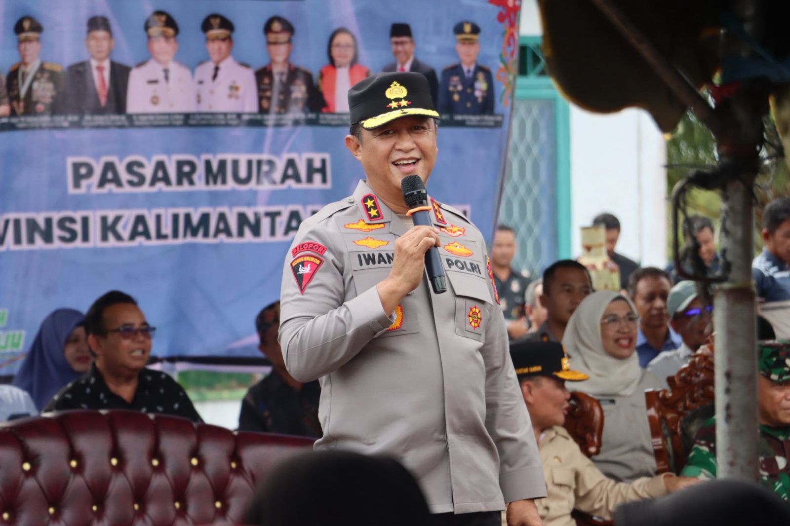 Tinjau Program Pangan dan Pasar Murah di Kobar Bersama Gubernur, Kapolda Kalteng Apresiasi Inisiatif Pemerintah untuk Kesejahteraan Masyarakat