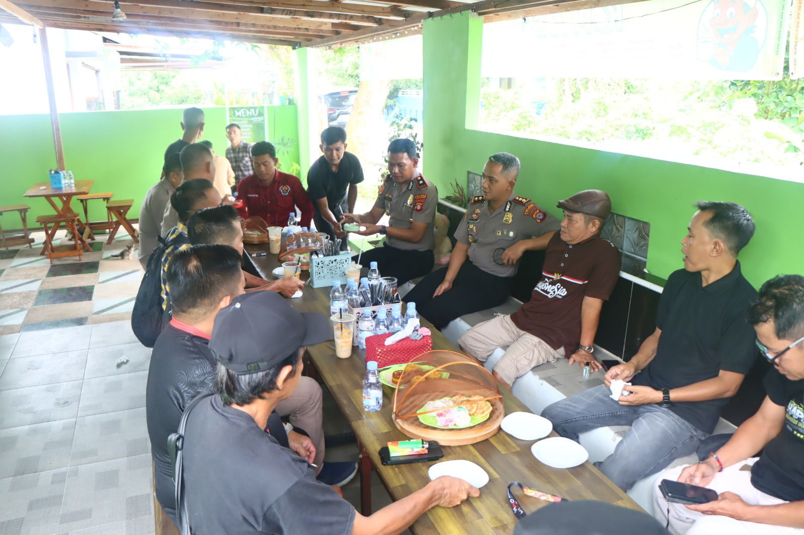 Kapolres Katingan Bersilaturahmi dengan PWI, Perkuat Sinergi Polisi–Pers