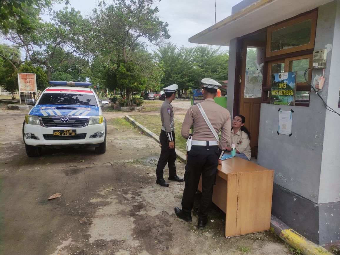 Patroli Objek Wisata Satlantas Polres Katingan.