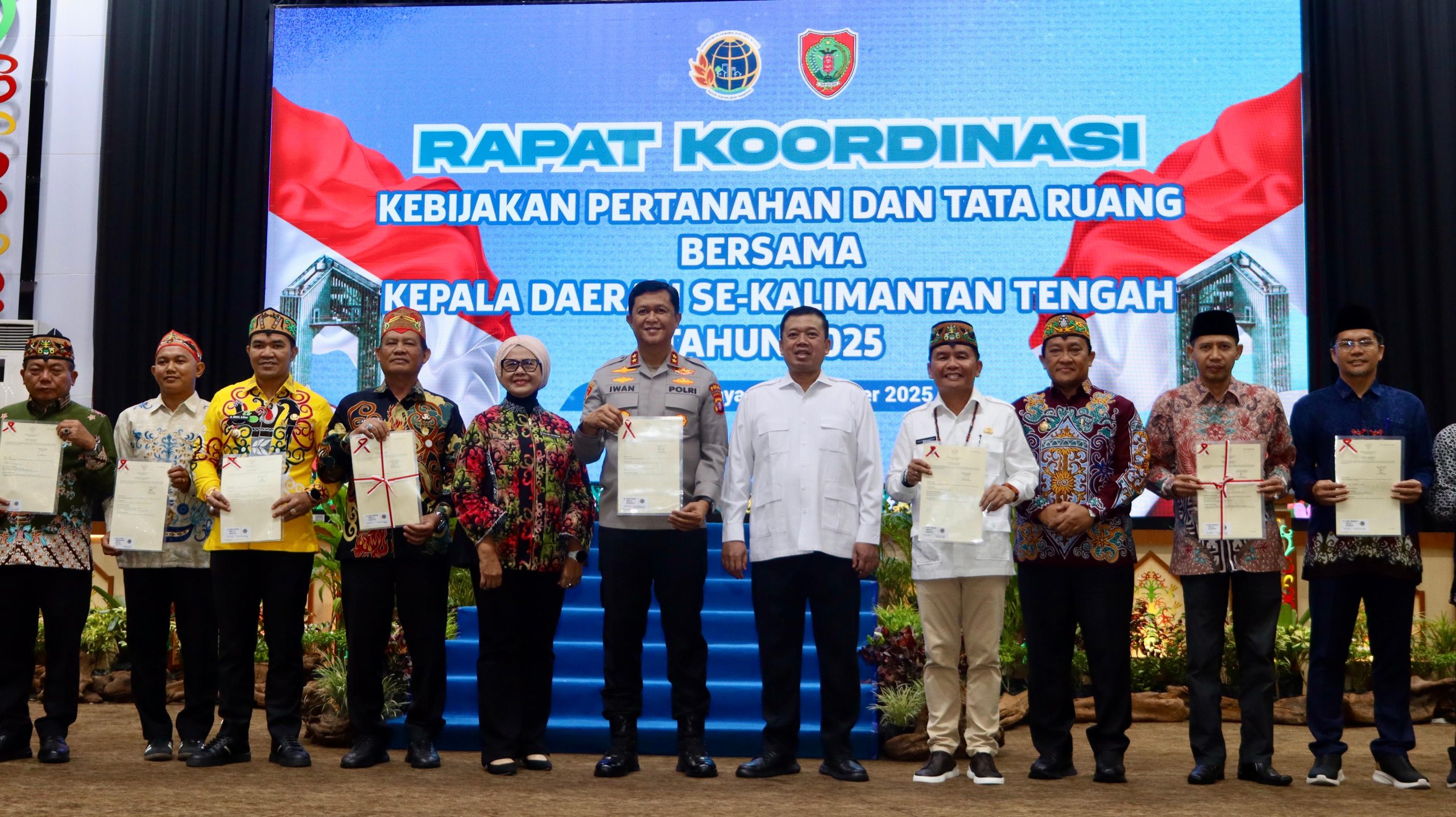 Perkuat Sinergi, Kapolda Kalteng Hadiri Rakor Pertanahan dan Tata Ruang di Kantor Gubernur