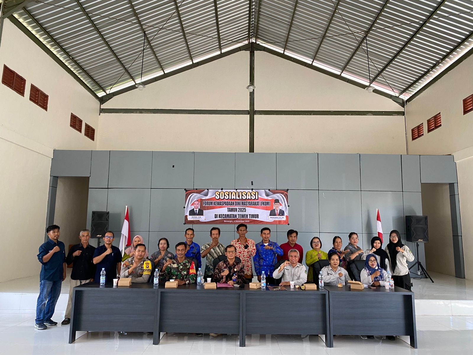 Sosialisasi FKDM Digelar di Teweh Timur, Dorong Masyarakat Tingkatkan Deteksi Dini Gangguan Kamtibmas