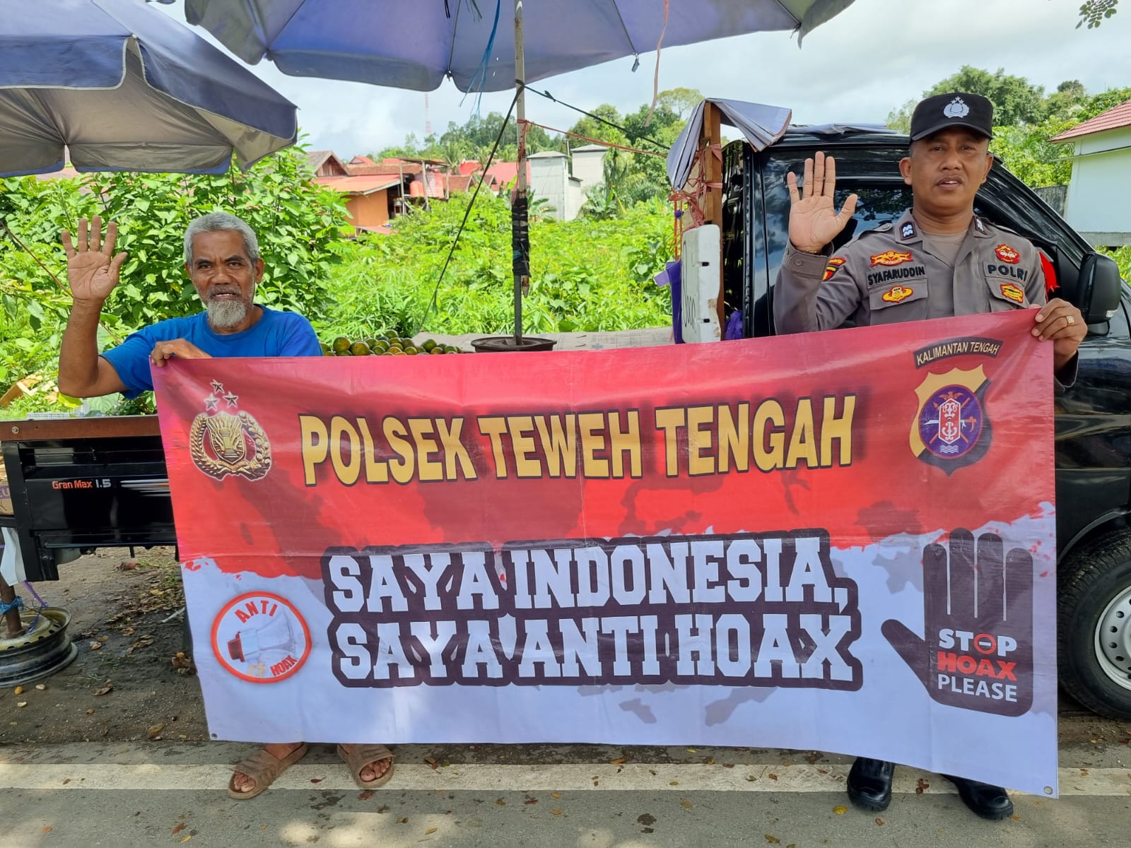 Saring Sebelum Sharing, Polsek Teweh Tengah Himbau Masyarakat Agar Tidak Mudah Percaya Mengenai Berita Hoax