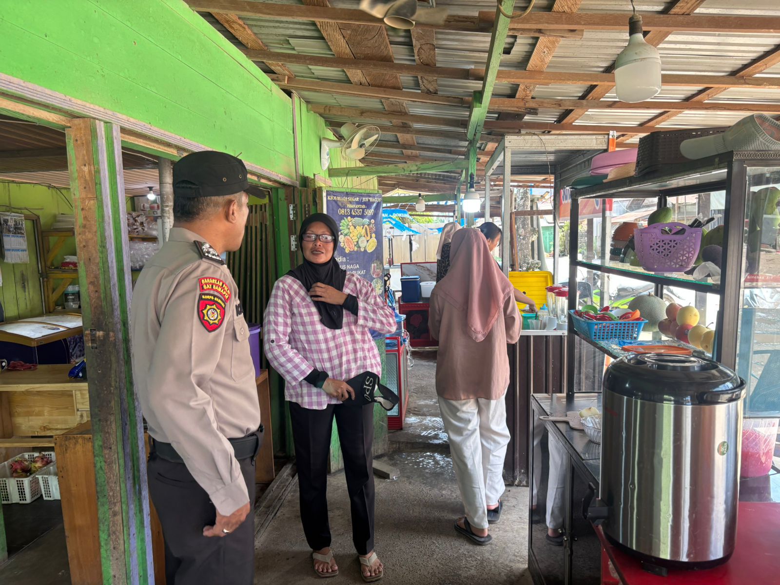 Perkuat Kamtibmas, Polsek Katingan Tengah Sambangi Warga