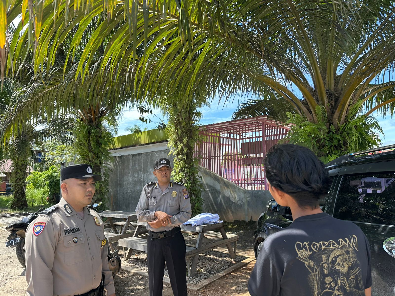 Polsek Katingan Tengah Sambang Kamtibmas