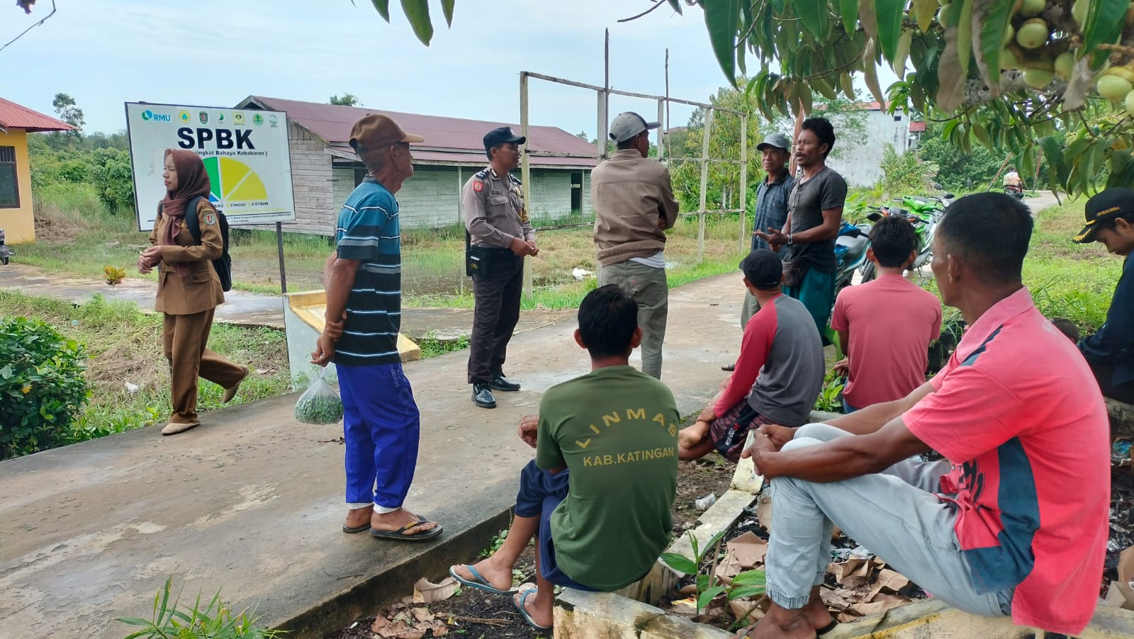 Pengawalan Droping Dana Bank BPD Kalteng KCP Tumbang Hiran.