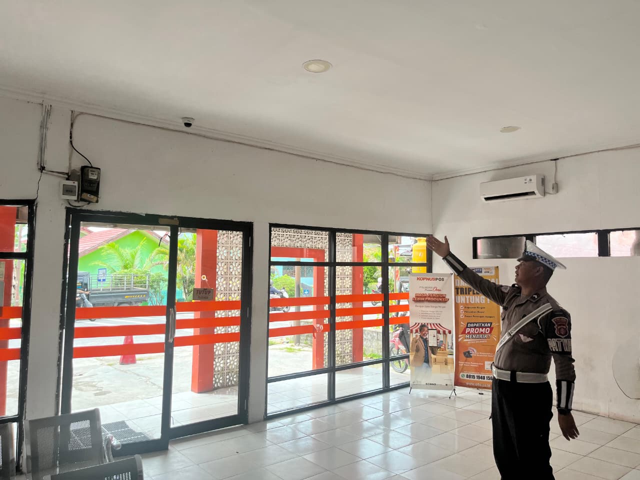 Ciptakan situasi kamtibmas yang kondusif, Satlantas Polres Katingan rutin laksanakan monitoring Objek Vital