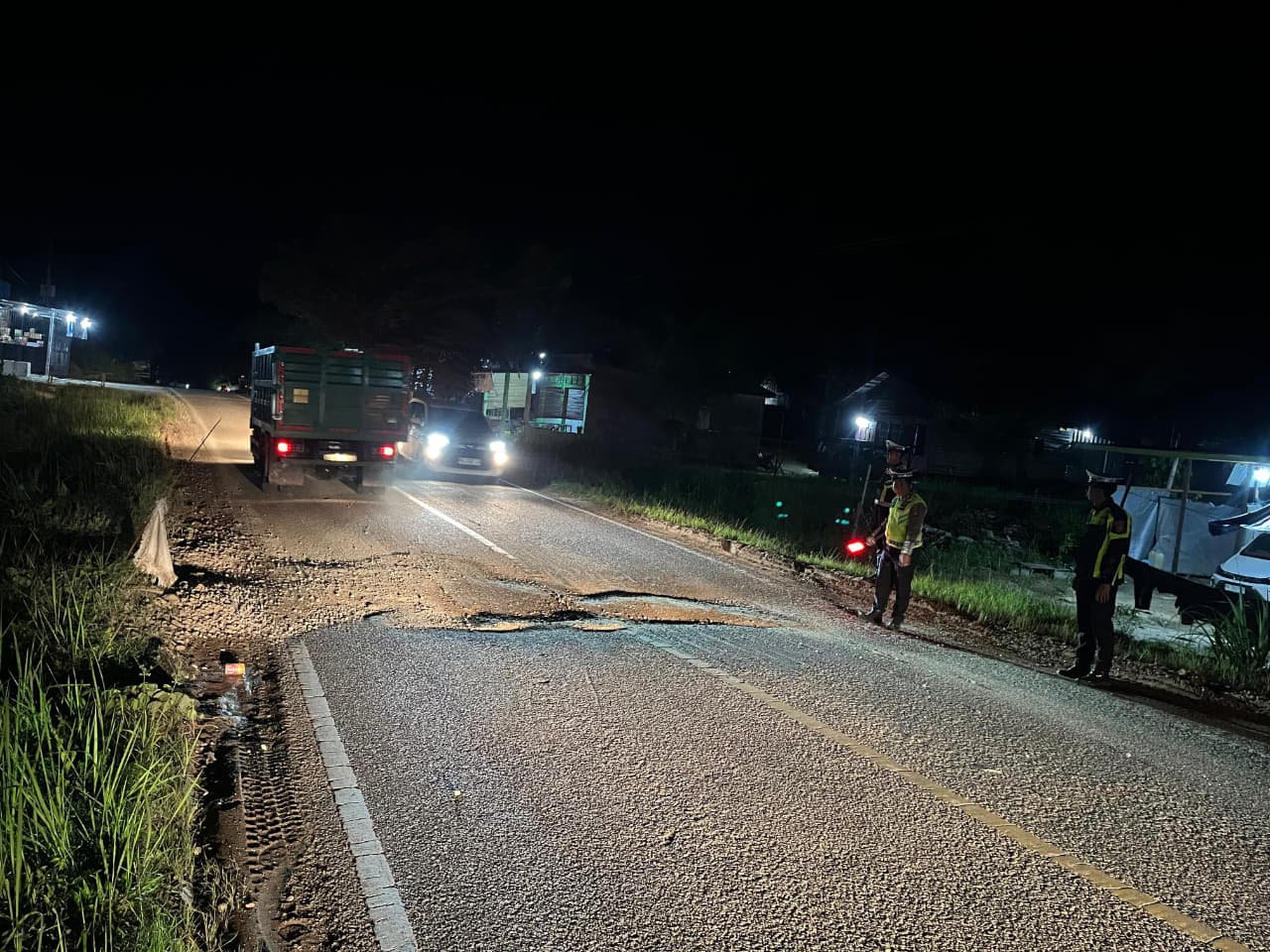 Antisipasi Laka Lantas, Satlantas Polres Katingan laksanakan patroli ke titik-titik lokasi rawan laka lantas.