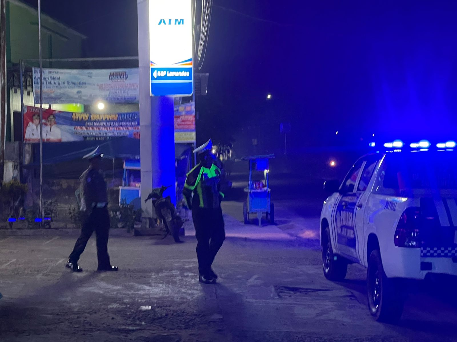 Patroli Blue Light Polres Lamandau, Upaya Cegah Gangguan Kamtibmas