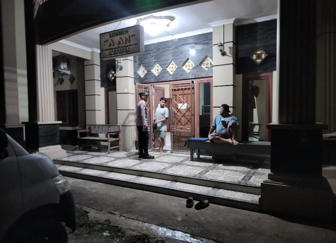 Piket Polsek Delang melaksanakan patroli diwilkum Polsek Delang