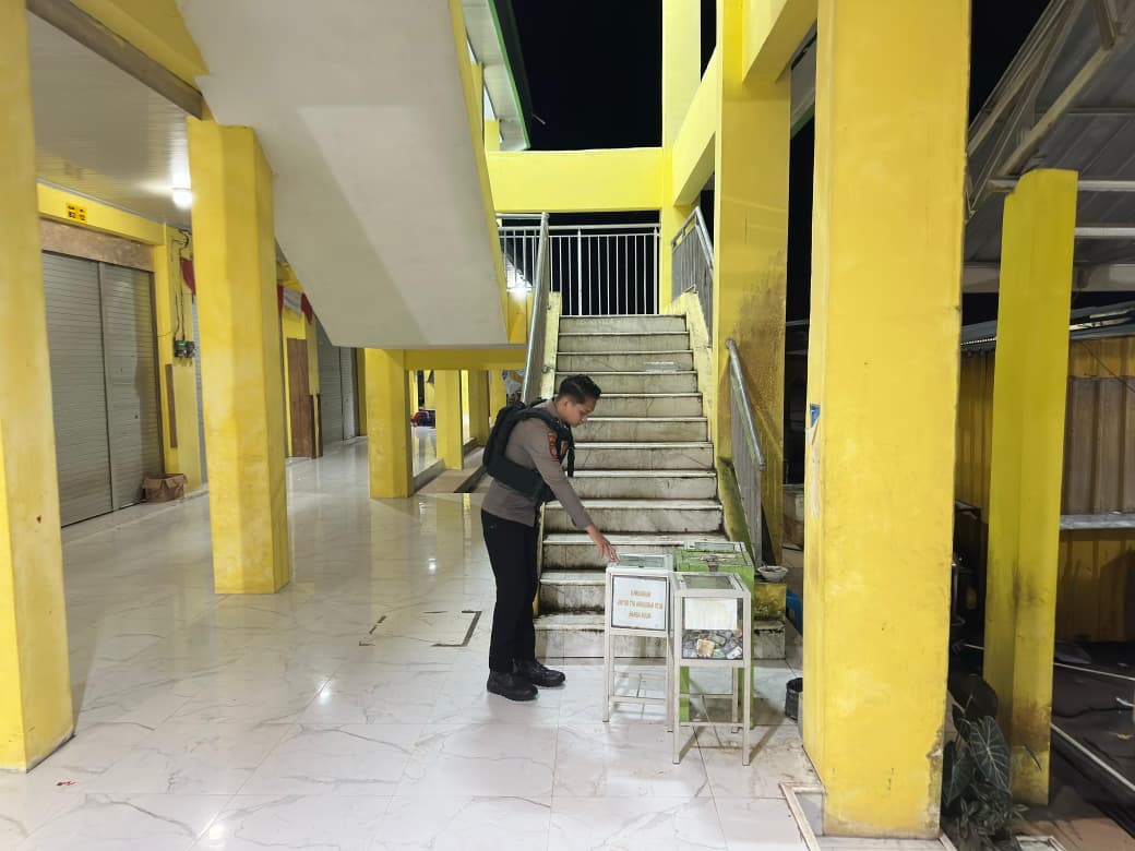 Sat Samapta Polres Lamandau Patroli Malam Hari, Jaga Kamtibmas dan sambang sejumlah Tempat