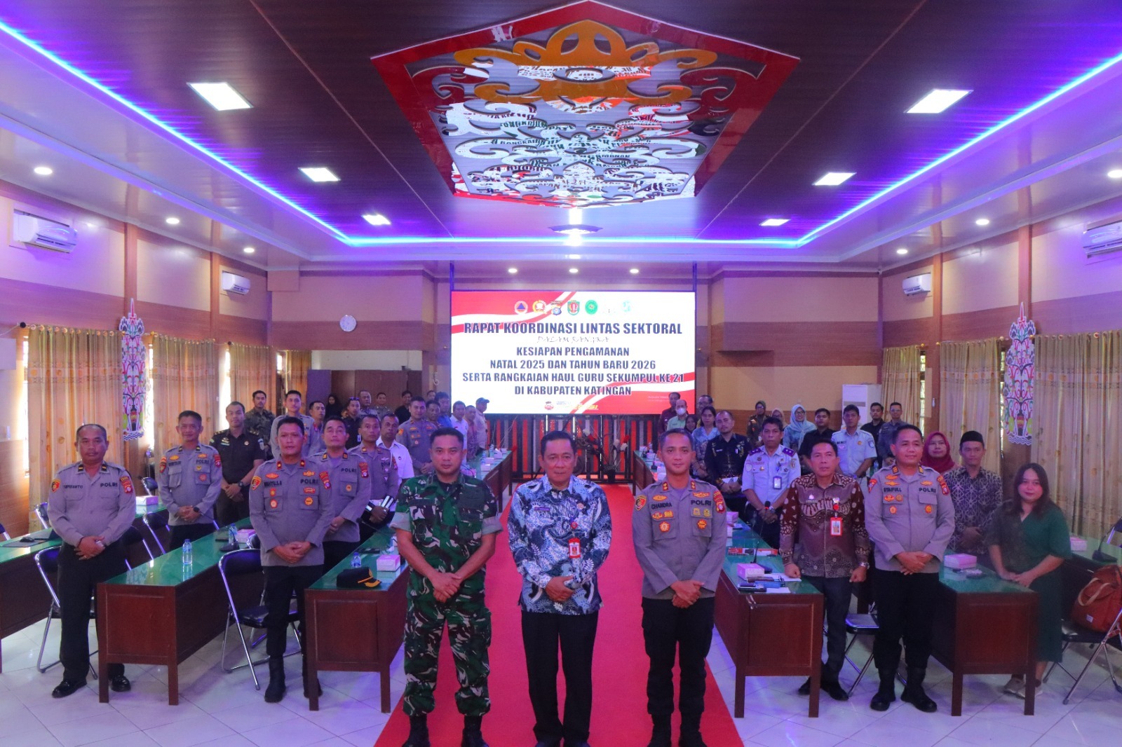 Rakor Lintas Sektoral Pengamanan Nataru dan Haul Guru Sekumpul