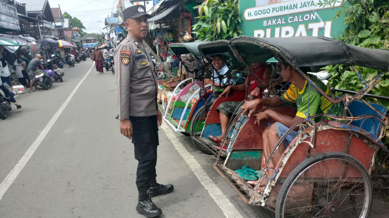 Sampaikan Pola Hidup Sehat Kepada Warga, Polsek Teweh Tengah Sosialisasikan Germas ke Masyarakat
