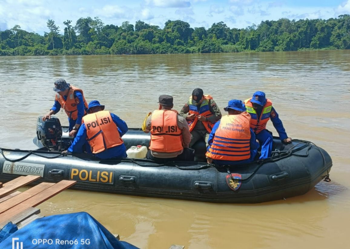 Dikabarkan Hilang, Korban Ditemukan Meninggal Dunia Hanyut 26 Km di DAS Katingan
