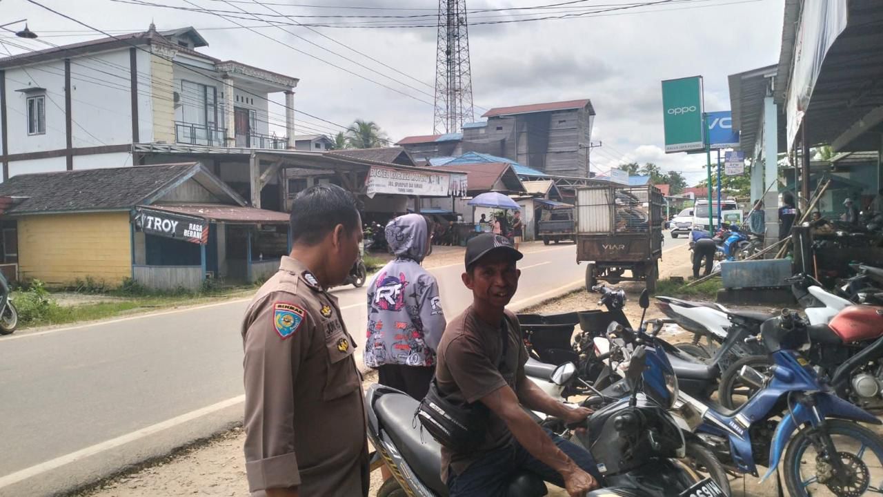 Perkuat Kamtibmas, Polsek Katingan Tengah Sambangi Warga