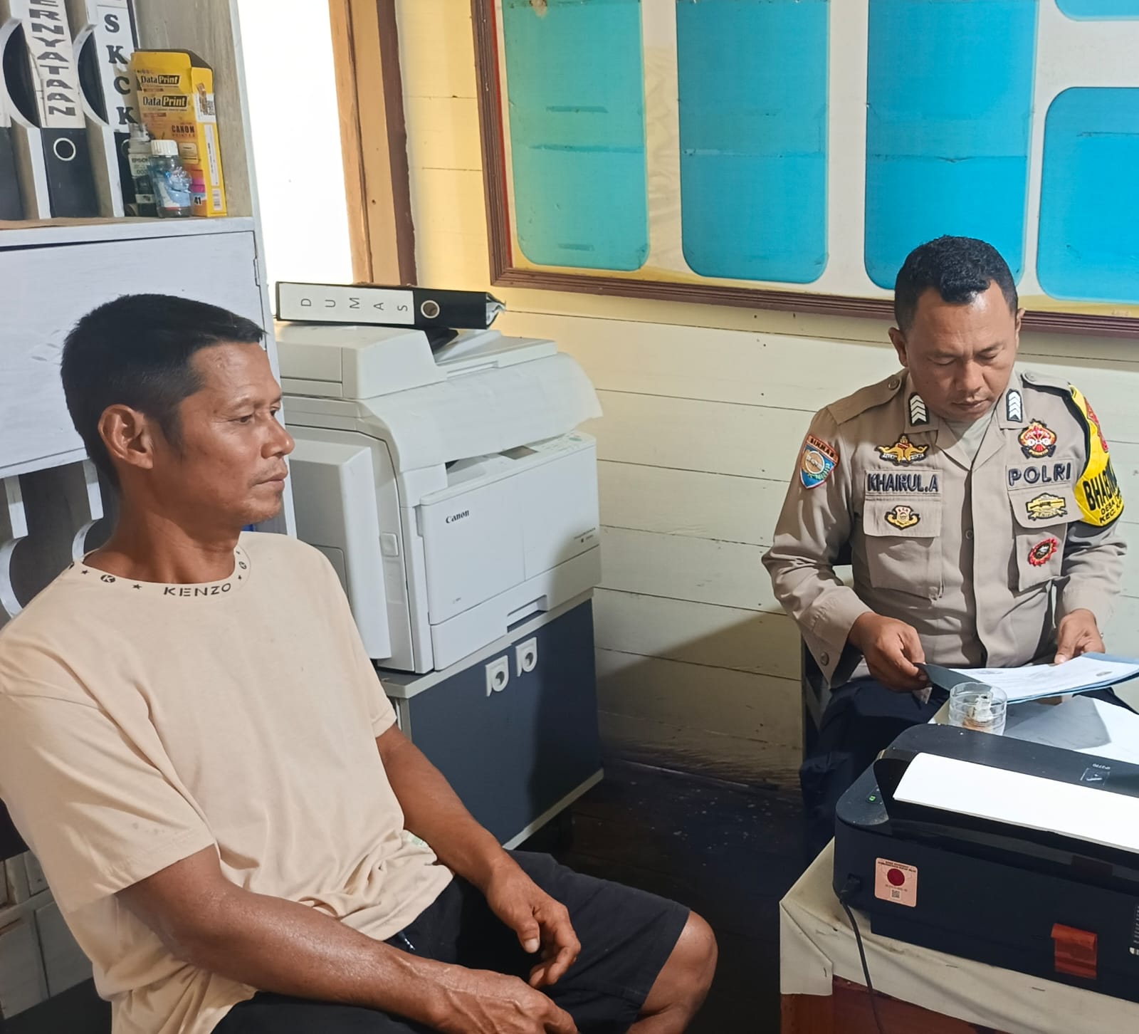 Polsek Marikit melaksanakan Patroli yang di laksanakan KA SPKT dan petugas jaga Di Wilayah Kec. Marikit Kab. Katingan.