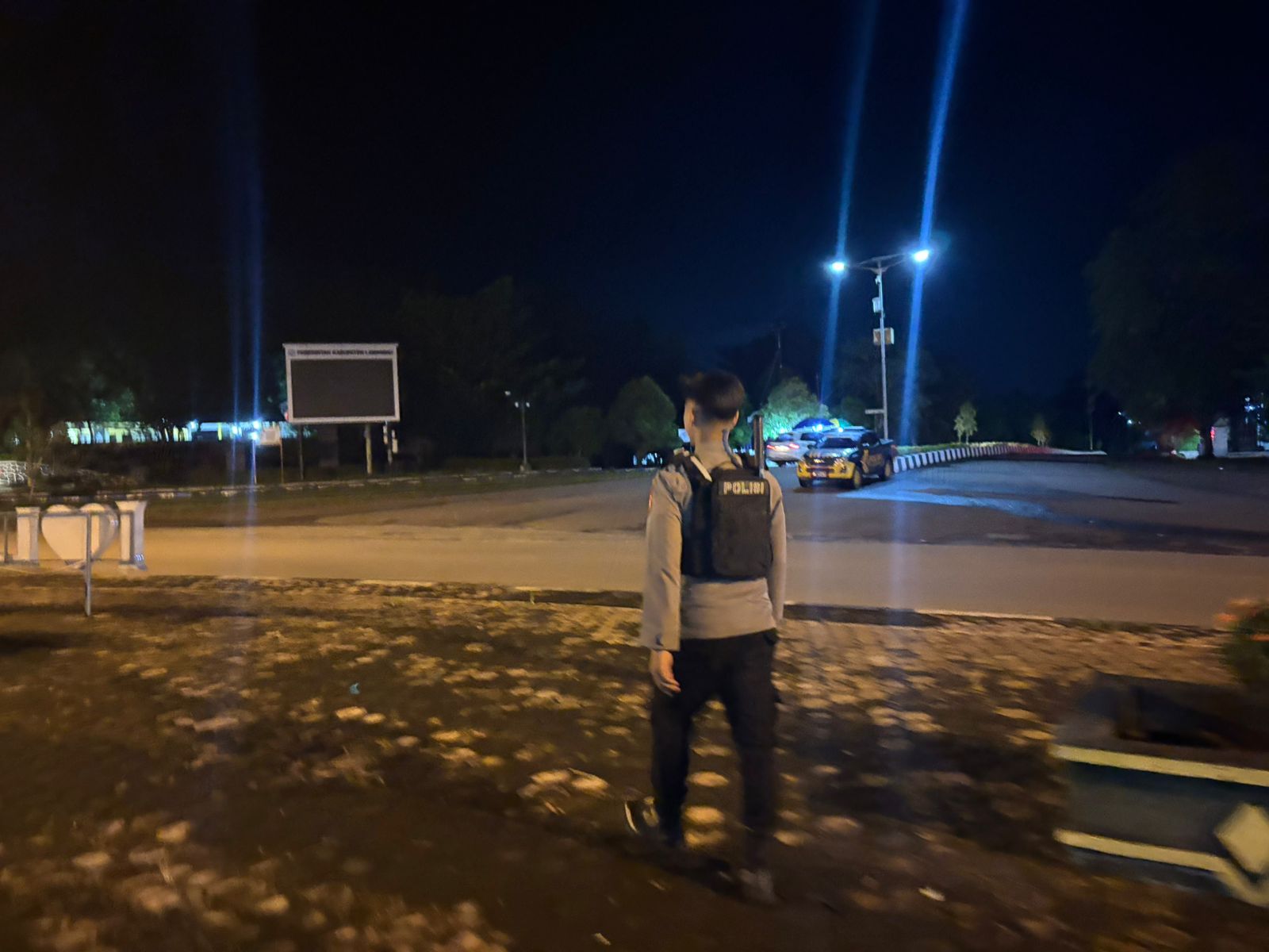 Sat Samapta Polres Lamandau Patroli Malam Hari, Jaga Kamtibmas dan sambang sejumlah Tempat