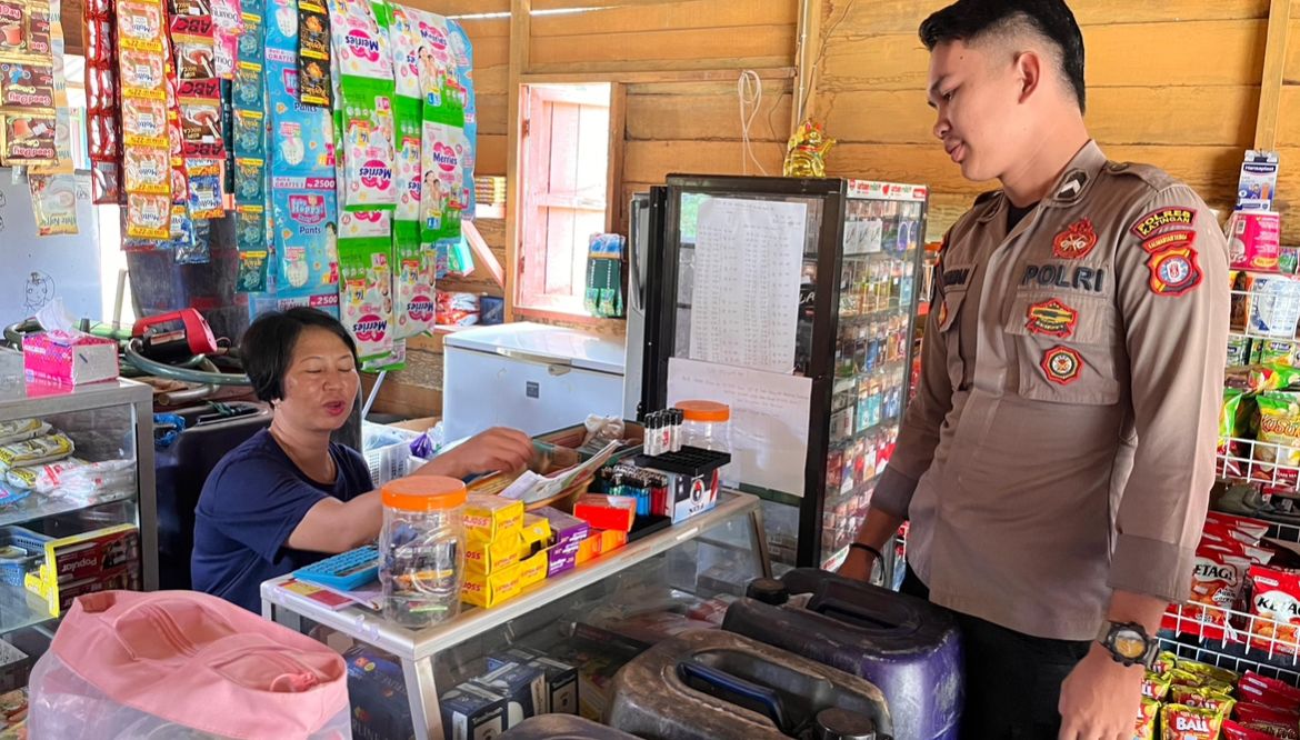 Polsek Katingan Tengah Sambang Kamtibmas