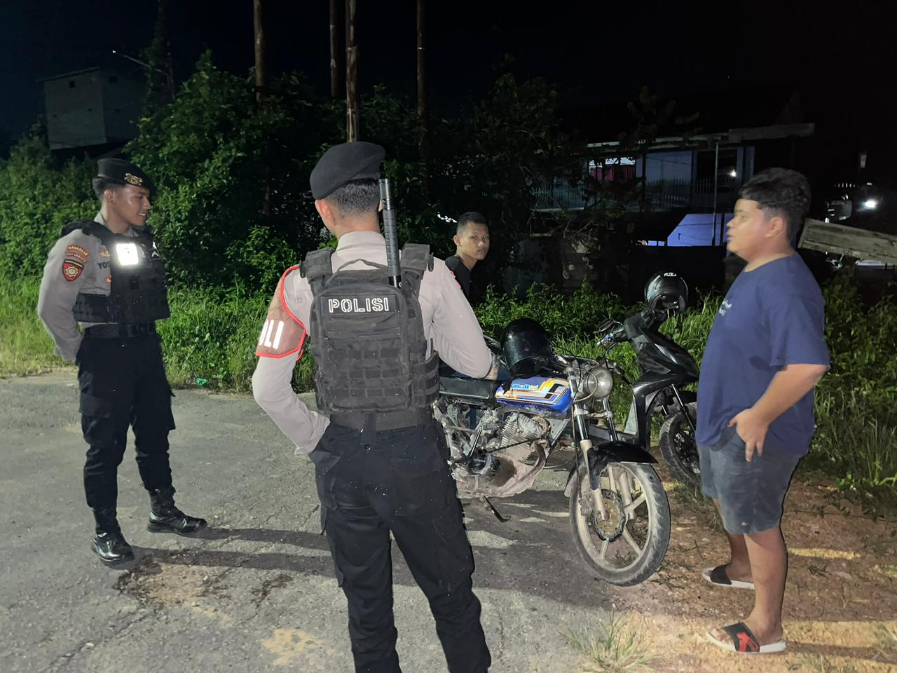 Sat Samapta Polres Lamandau Laksanakan Patroli Rutin Ciptakan Situasi Aman dan Kondusif