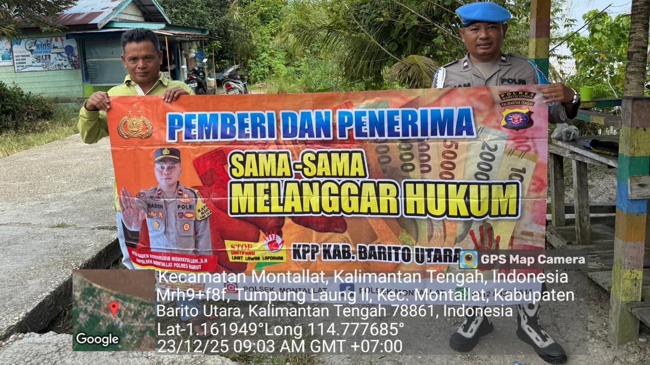 *Polsek Montallat Putus Tindak Pelanggaran Pungli, Polsek Montallat Himbau Stop Pungli ke Warga