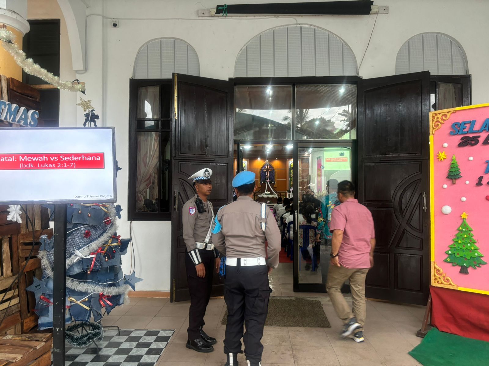 Gelar Patroli Ibadah Oleh Personil Satlantas Polres Katingan.