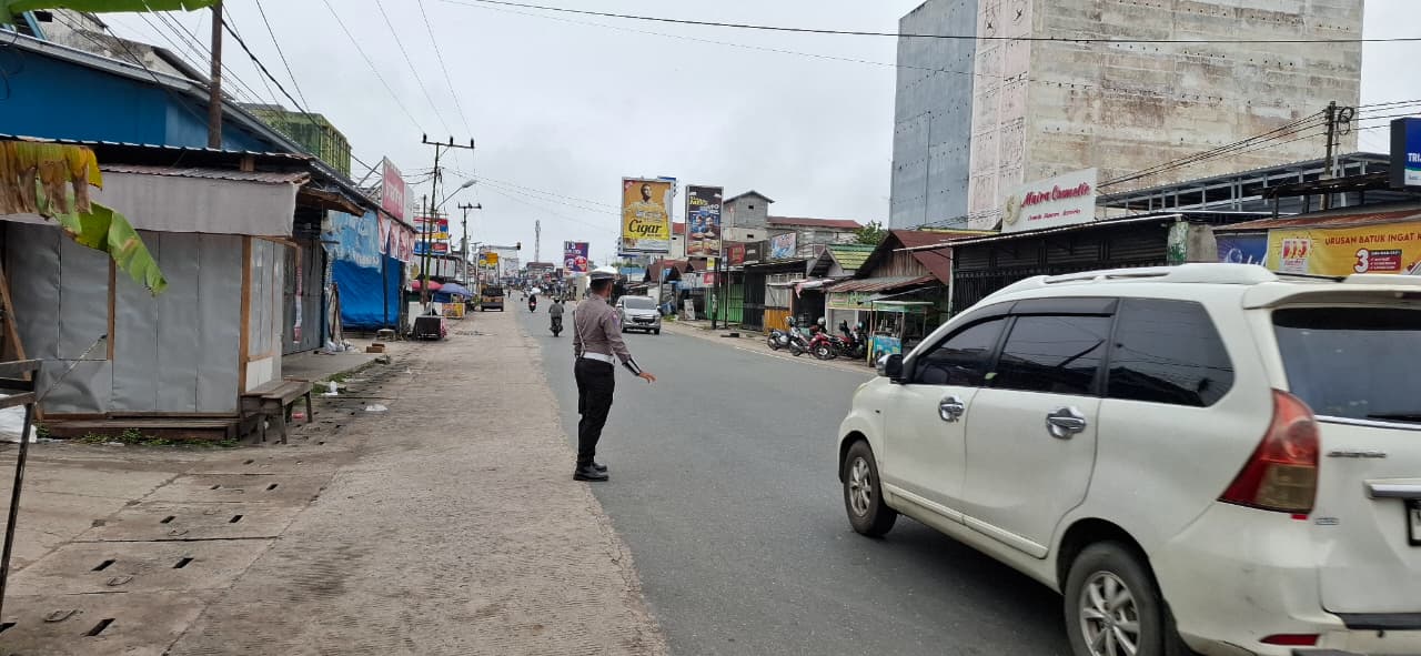 Pengaturan Pagi Di titik Rawan kepadatan arus lalulintas