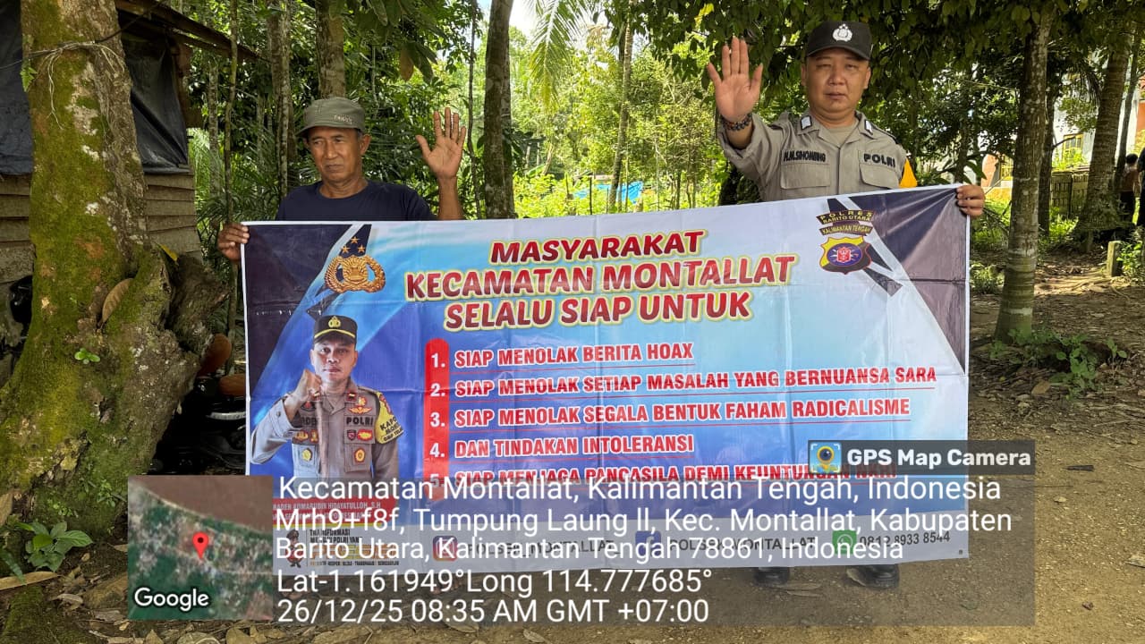 Polsek Montallat Gelar Sosialisasi Bahaya Hoax untuk Meningkatkan Literasi Informasi Masyarakat