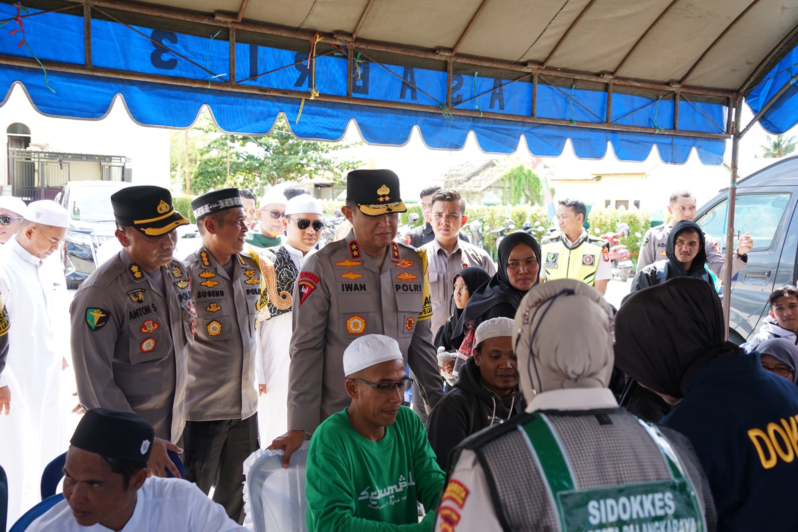 Polda Kalteng Siagakan Pos Kesehatan di Rest Area, Rumkit Bhayangkara Layani Ratusan Jamaah Haul Guru Sekumpul Saat Nataru