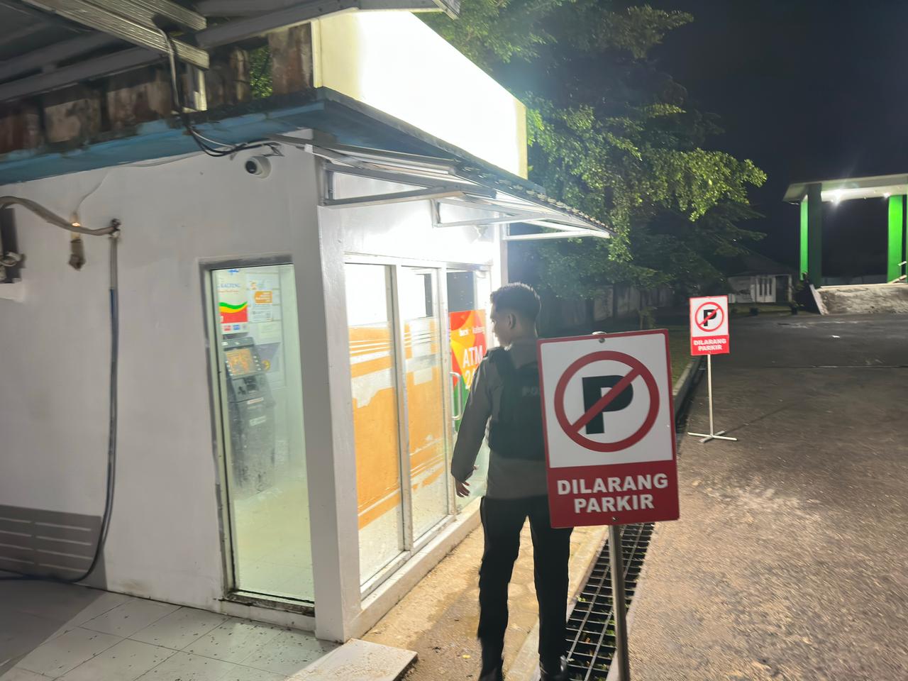 Sat Samapta Polres Lamandau Patroli di Objek Vital, Wilkum Polres Lamandau