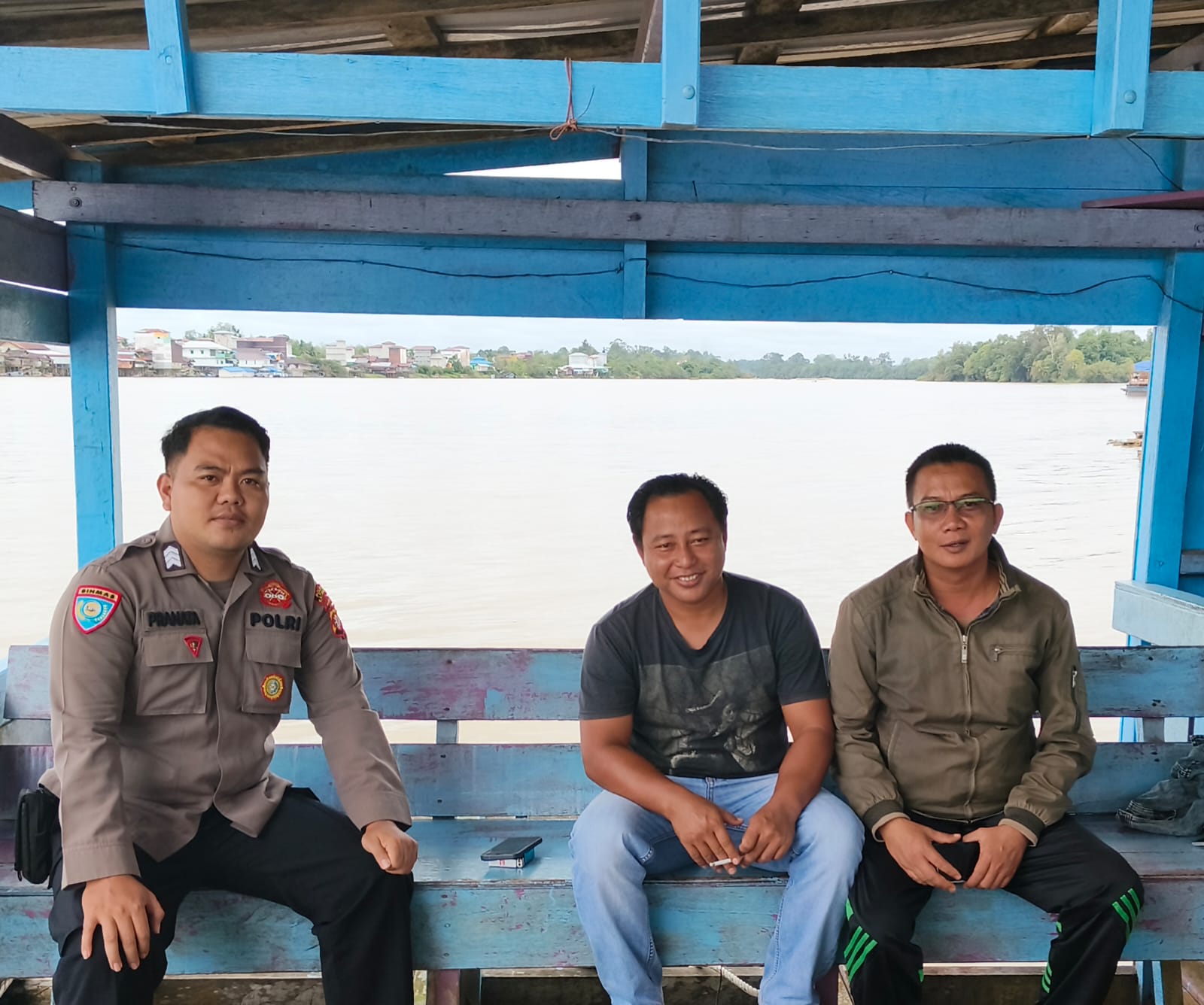 Bhabin Polsek Tws Garing gencar gencar dan Pulau Malan rutin sosialisasi larangan ilegal Logging dan Meaning.